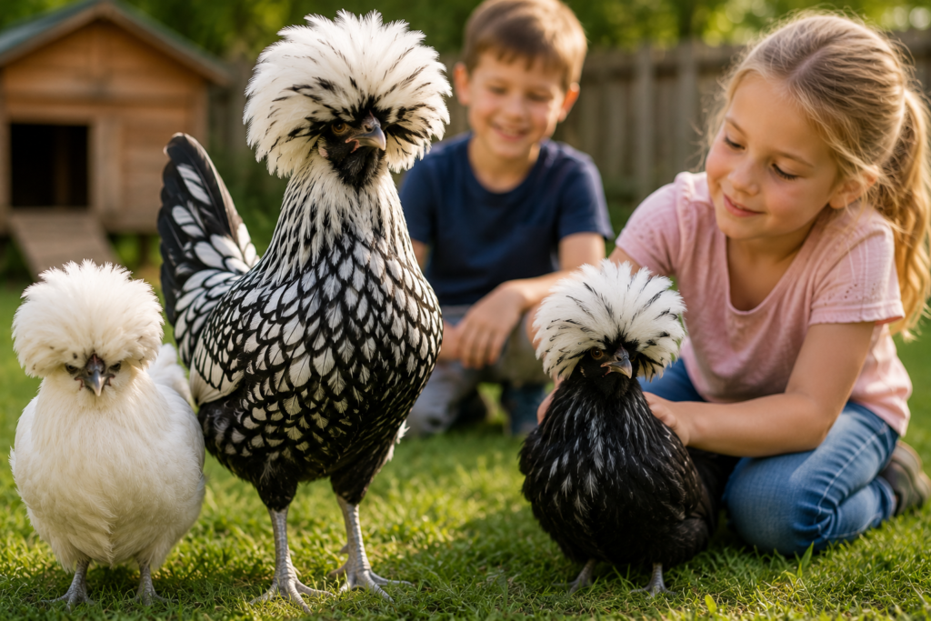 Polish Chickens: Are They Good Pets for Families?