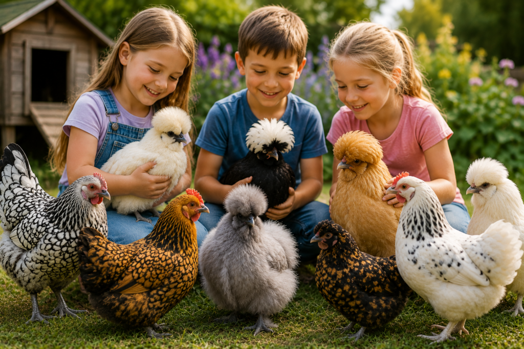 Top 10 Friendliest Ornamental Chicken Breeds for Kids