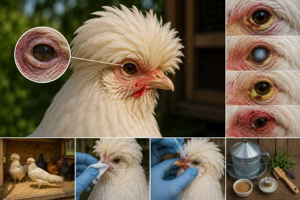 Polish Chicken Eye Problems: Causes and Solutions