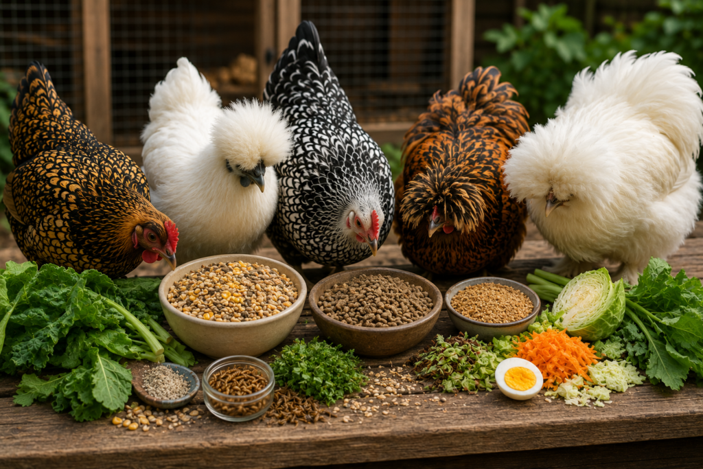 What Ornamental Chickens Eat: A Complete Feeding Guide