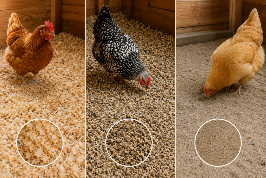 Pine Shavings vs Hemp vs Sand: Best Bedding for Chickens